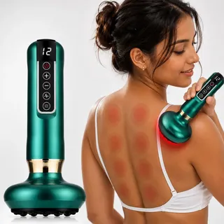 Aparelho Inteligente De Massagem Com Ventosas Eletrica Saúde