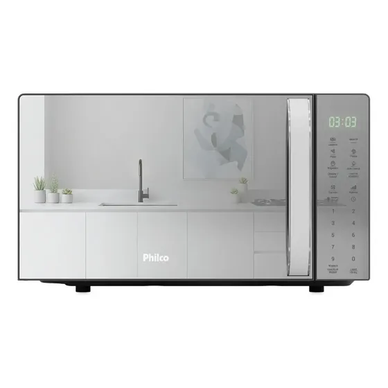 Philco Branca PMO24S Corrente doméstica - Prateado