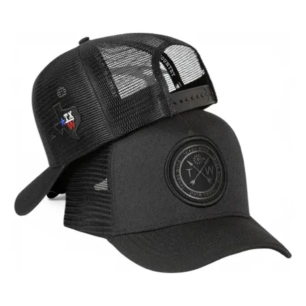 Boné Masculino Trucker Country Rendinha Aba Curva Telinha Cor Preto Tamanho Único