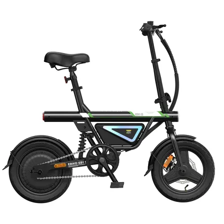 Bicicleta Elétrica Dobrável Xroymexroy Eb1s 500w 36v 12ah Até 50km Com Suspensão Traseira, Display Lcd, Usb E Farol Led Preto 14