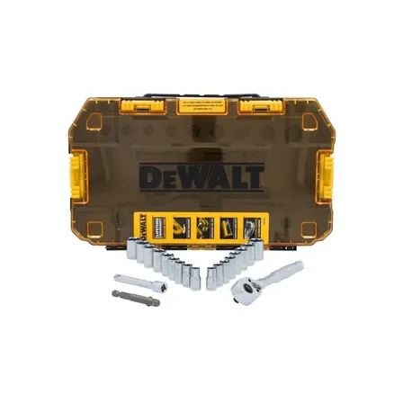 Jogo De Ferramentas Mecânicas Toughseries 20 Peças Com Maleta Dewalt Dwmt45413 Amarelo