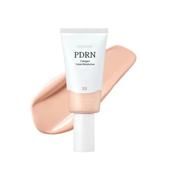 Mixsoon skin care PDRN Collagen Base facial Tonalizante Hidratante com Peptídeos cor 23 AURA