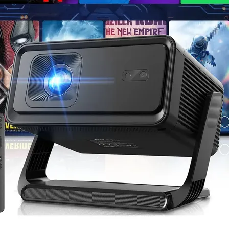Projetor BrisaLivre A1-H726 com Android 14, Wi-Fi 6 e Foco Automático Para Home Theater e Jogos