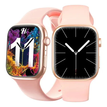Relógio Inteligente Belteenk Watch11 Smartband Tela 2.01 Hd Toque, Chamada Bluetooth 5.3, Monitor Saúde 24h Ecg, 100+ Modos Rosa Esportivo