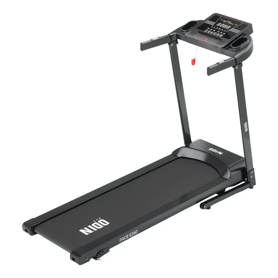 Esteira Elétrica Ergométrica Dobrável Odin Fit PACE 12km/h Lona 38x110cm Bivolt Treino Caminhada e Corrida 120kg