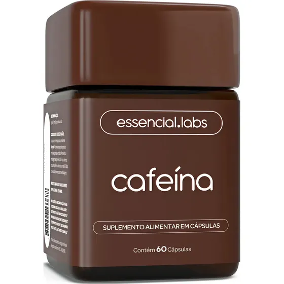 CAFEÍNA 100% PURA - 60 Cápsulas - Fórmula Concentrada para a Máxima Absorção