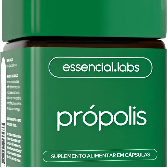 PRÓPOLIS VERDE - Fórmula com Máxima Absorção e Concentração - 60 Cápsulas