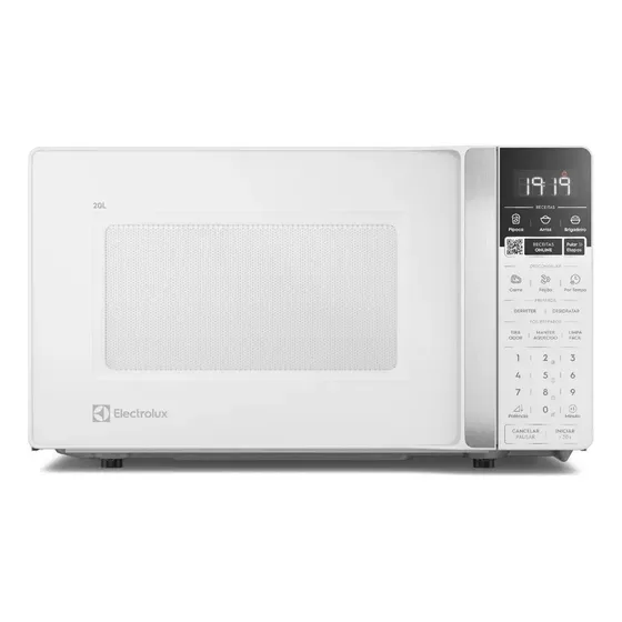 Micro-ondas Electrolux Efficient 20L Branco Função Descongelar e Receitas Pré-Programadas (ME20B)