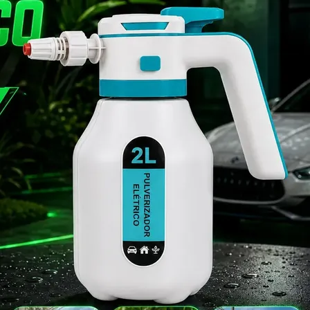 Pulverizador Elétrico de Água e Químicos de 2 L Com Bico Ajustável