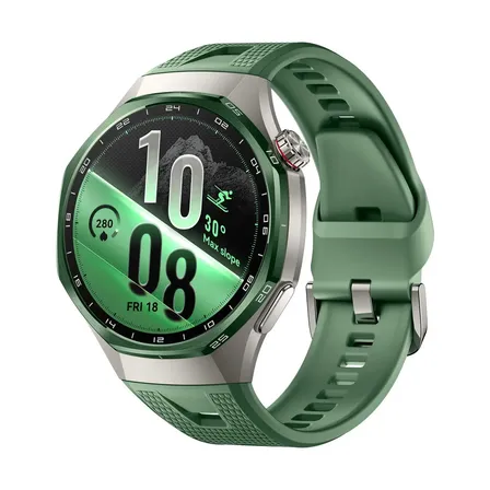 Huawei Watch Gt 7 Pro 46mm Smart Watch, Bateria De Até 21 Dias, Caixa Em Liga De Titânio E Bisel Em Cerâmica Nano-tech,... Prateado Fluoroelastômero