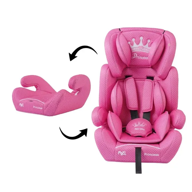 Cadeira De Carro Infantil Assento Elevação Booster Grupos 1,2,3 Passeio 9 A 36kg Maxi Baby - ROSA