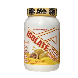 Isolate Juice Adaptogen Proteina bovina pote 900g Sabor Maracuja