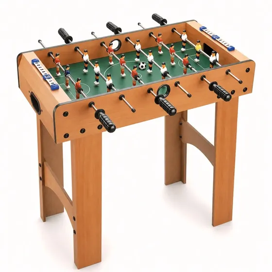 Mini Mesa Pebolim Totó Infantil Futebol Portátil Com 2 Bolas - C/ PÉS