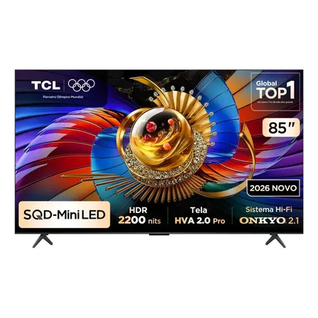Smart Tv Tcl 85 Polegadas Sqd-mini Led 4k Q7d Pro Wifi Bluetooth Google Tv Hdr10+ 144 Hz 85q7dpro