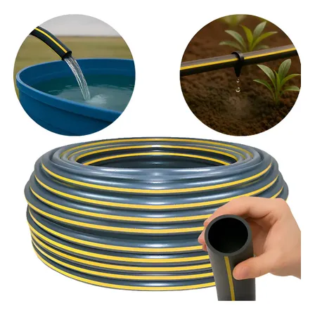 Mangueira Preta 40mm 1.1/4 Pebd Irrigação 100m - Tubo Água Preto