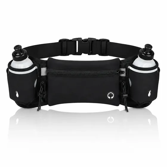 Pochete Esportiva Cinto De Hidratação Para Corrida EPS-5181 Duas Garrafas Refil