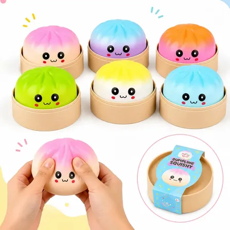 Squishy Antiestresse Sensorial Macio E Perfumado Com Cheirinho Agradável Brinquedo Para Apertar E Amassar Cores Sortidas - Multicontrol