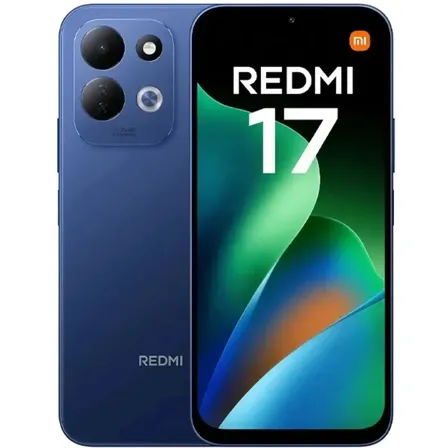 Smartphone Xiaomi Redmi 17 4g 4gb Ram 128gb Tela 6,9 120hz Bateria 7500mah 50mp Azul