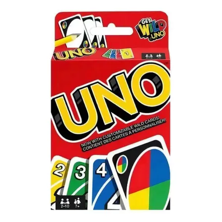 Jogo De Cartas Uno Clássico Colorido Mattel