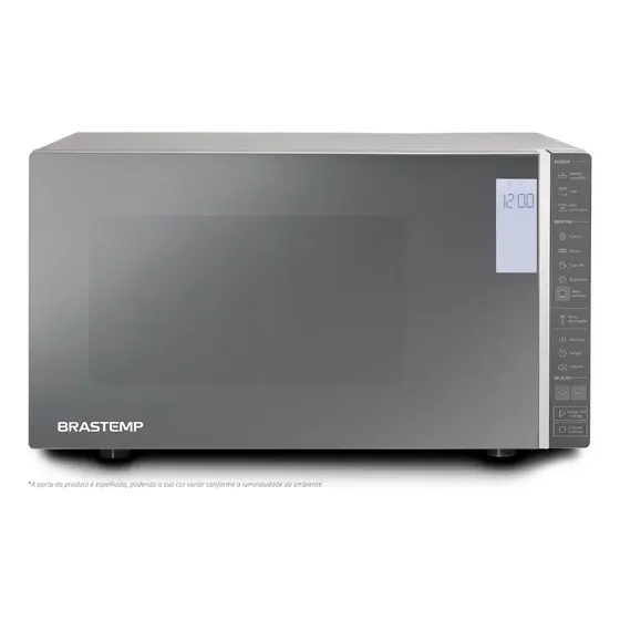 Micro-ondas Brastemp 32L Inox Espelhado com Grill - BMG45AR