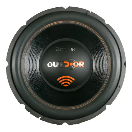 Subwoofer 12 Pol Bomber Outdoor 4 Ohms 500 Watts Rms Preto
