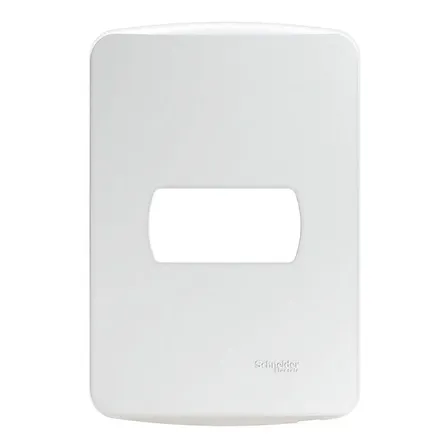 Placa 1 Posto 4x2 Com Suporte, Branco, Miluz, Schneider
