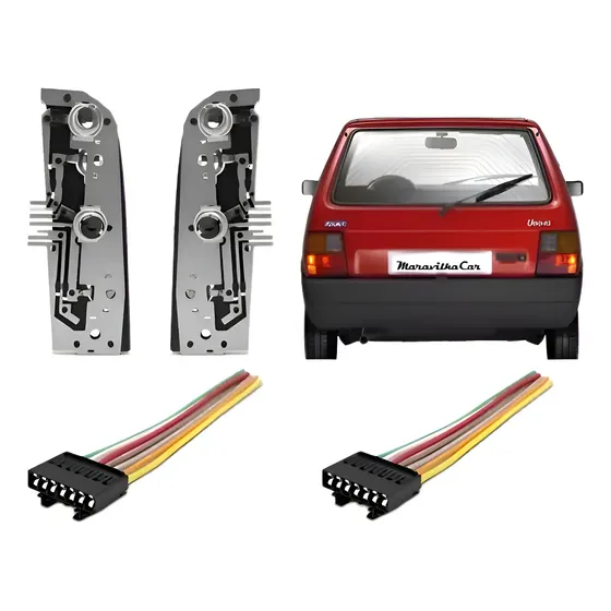 Kit Par Circuito Do Uno + Chicote 1984 A 2004