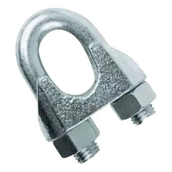 Clips Grampo Para Cabo De Aço 3/8 -10mm / (25 Peças)