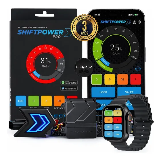 Shiftpower Pro Vw Nivus Golf T-cross Polo Virtus A3 Ft-sp18p