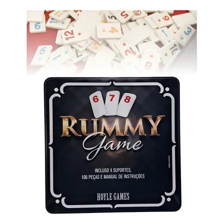 Jogo Rummikub Tradicional Rummy Raciocino Logico Estratégia