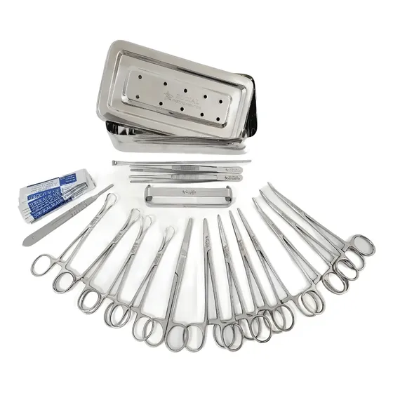 Kit Cirúrgico Para Castração 19 Peças Completo-veterinário.