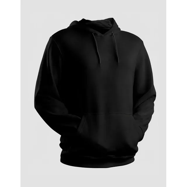 Blusa Moletom Canguru Liso Básico Premium Várias Cores