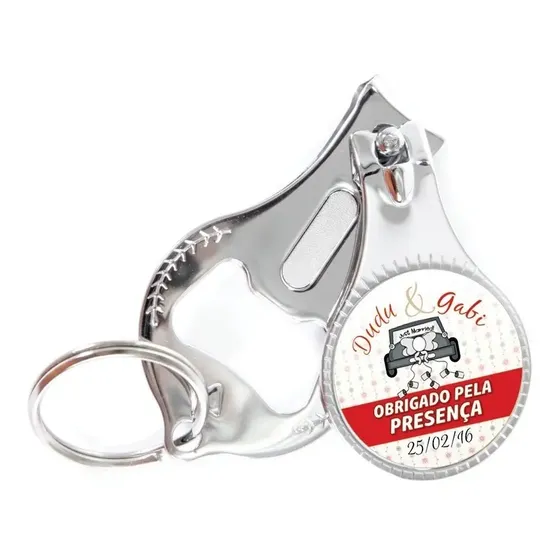 200 Chaveiro Casamento Lembrança - Personalizado E Resinado