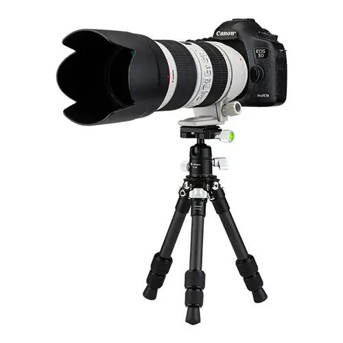 Mini Tripé Fibra De Carbono Ultra Leve 5kg Dslr Mirroless