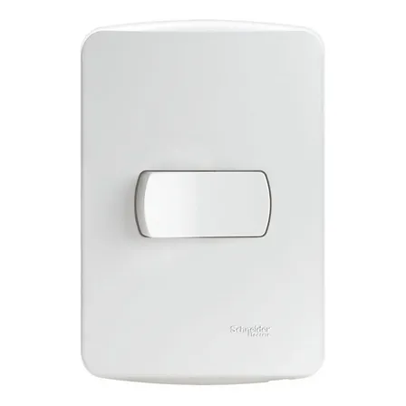 Conjunto Interruptor Simples Branco Miluz Schneider Electric