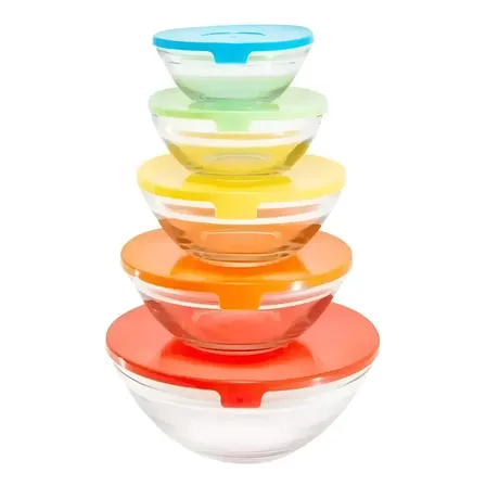 Conjunto Potes De Vidro Com Tampa Mantimento Tempero Cozinha Vidro