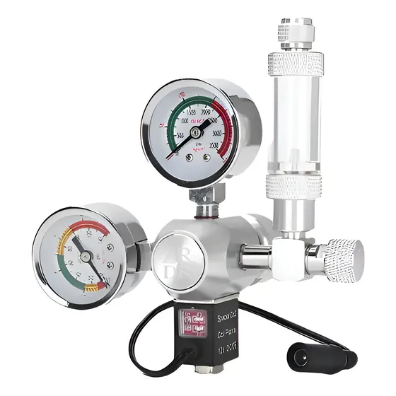 Regulador De Co2 Para Aquário C/ Válvula De Solenoide