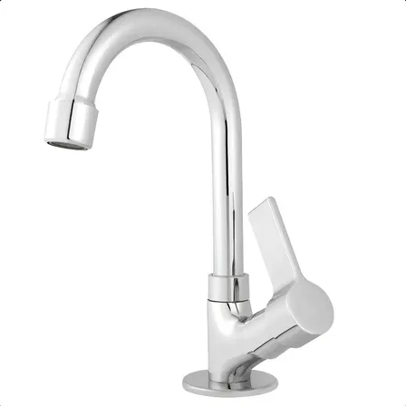 Torneira Lavatorio Para Banheiro Bica Movel Metal