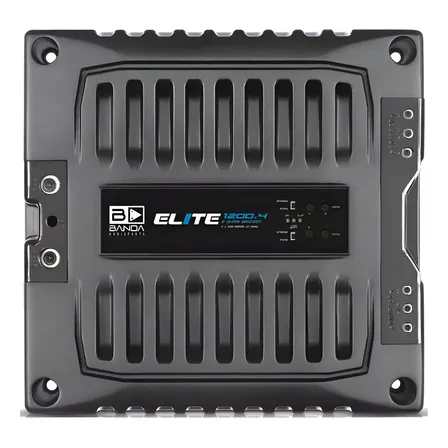Modulo Elite Banda 1200.4 1200 Wrms 4 Canais 1 Ohm 12.4d