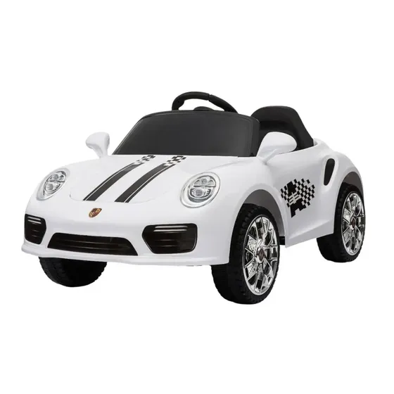 Carro Eletrico Branco Luxo Controle Remoto E Carregador Bang