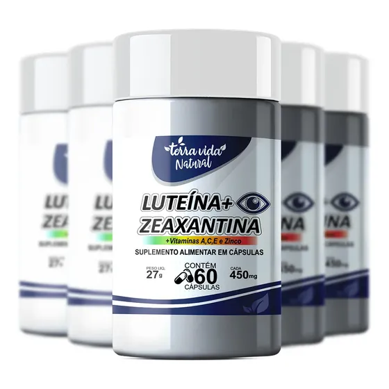 5 Luteína + Zeaxantina + Vitaminas A, C, E E Zinco