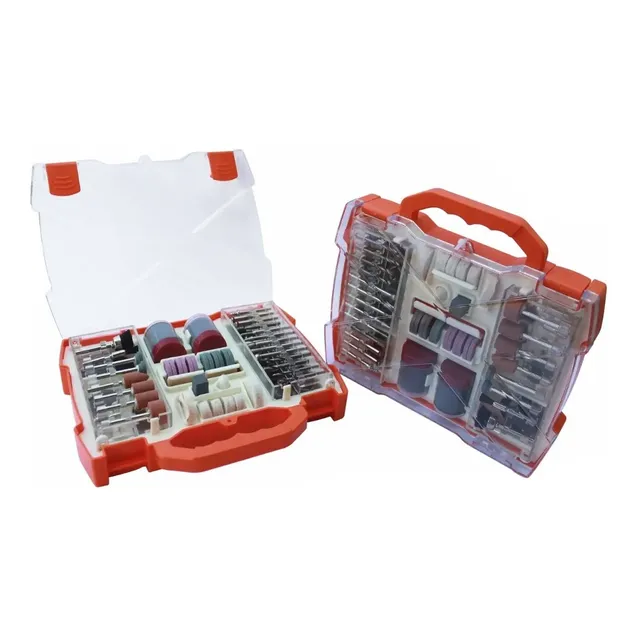 Maleta Kit De Acessórios Para Micro Retífica Com 99 Peças