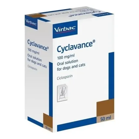 Cyclavance 100 Mg/ml Virbac Original 50ml Cães Dermatite