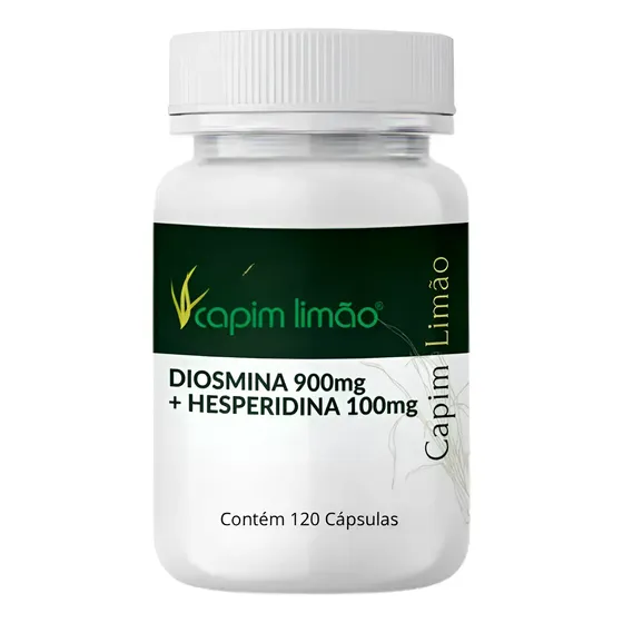 Diosmina 900mg + Hesperidina 100mg 120 Doses Cápsulas