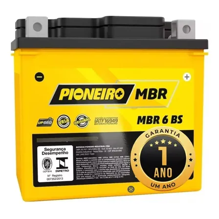 Bateria Moto 6ah Shineray Jet 50 2022