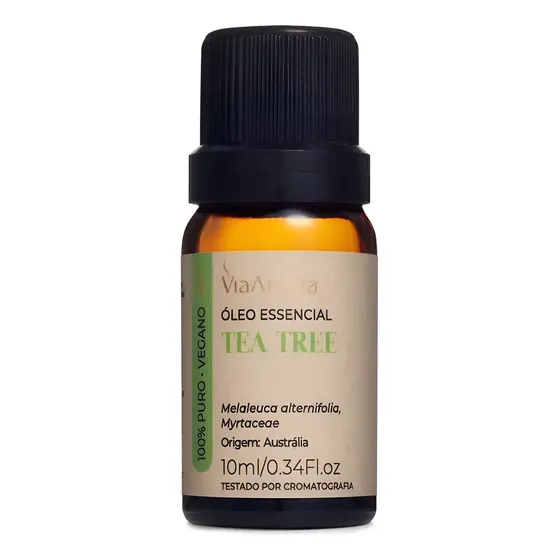 Óleo Essencial Tea Tree Melaleuca Via Aroma Aromaterapia