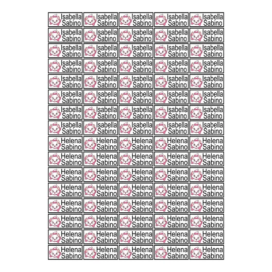 80 Etiquetas Para Identificar Uniforme Escolar E Roupas
