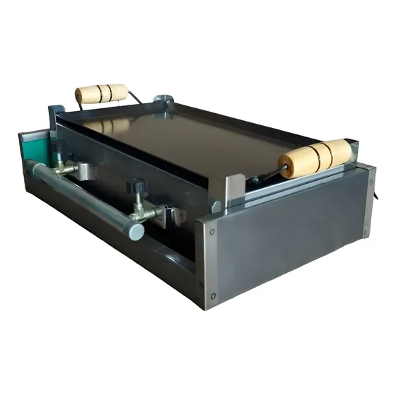 Fogão Fogareiro Inox 2 Bocas E Chapa C/ Caixa De Proteção