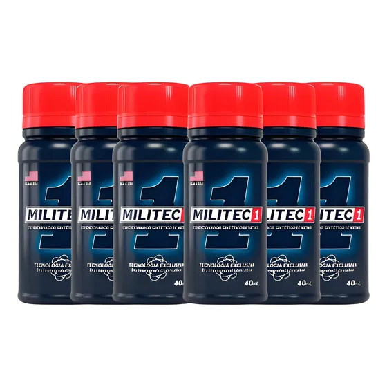 6un Militec 1 - Melhor Desempenho Da Moto - 40ml Original