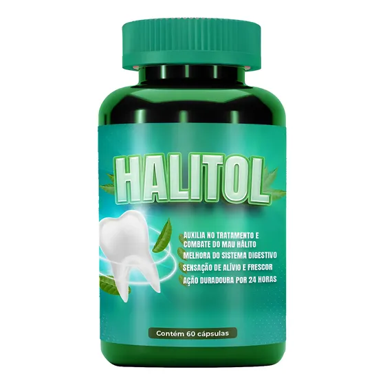 1 Halitol = Melhora Fim Do Mau Hálito Bom Rápido Eficaz